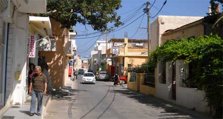 Straße in Kalives