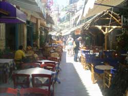 Eine Gasse in Agia Galini