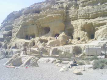 Hippieh�hlen in Kreta