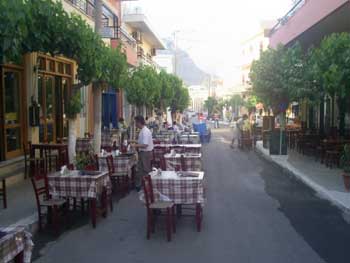 In der Stadt Paleochora